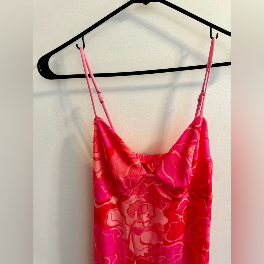 Hello Molly Pink Floral Maxi Dress - Picture 4 of 7
